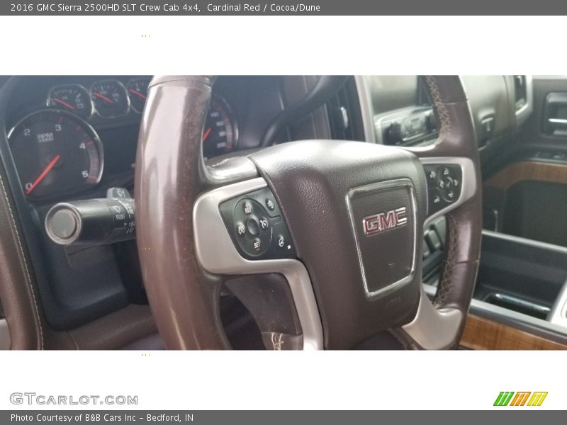 Cardinal Red / Cocoa/Dune 2016 GMC Sierra 2500HD SLT Crew Cab 4x4