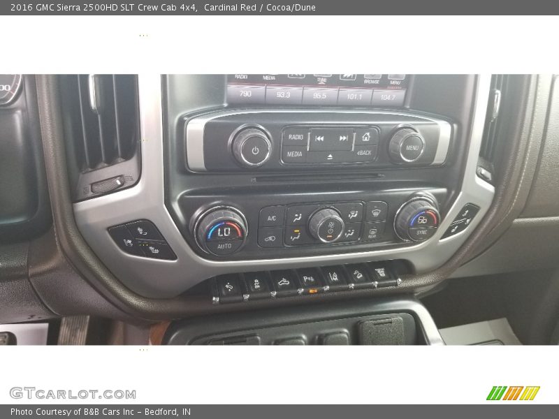 Cardinal Red / Cocoa/Dune 2016 GMC Sierra 2500HD SLT Crew Cab 4x4