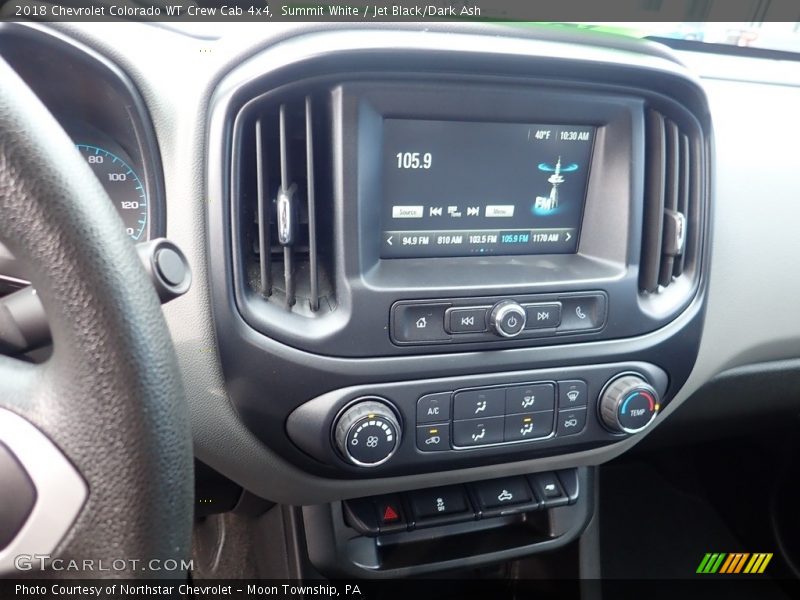 Summit White / Jet Black/Dark Ash 2018 Chevrolet Colorado WT Crew Cab 4x4