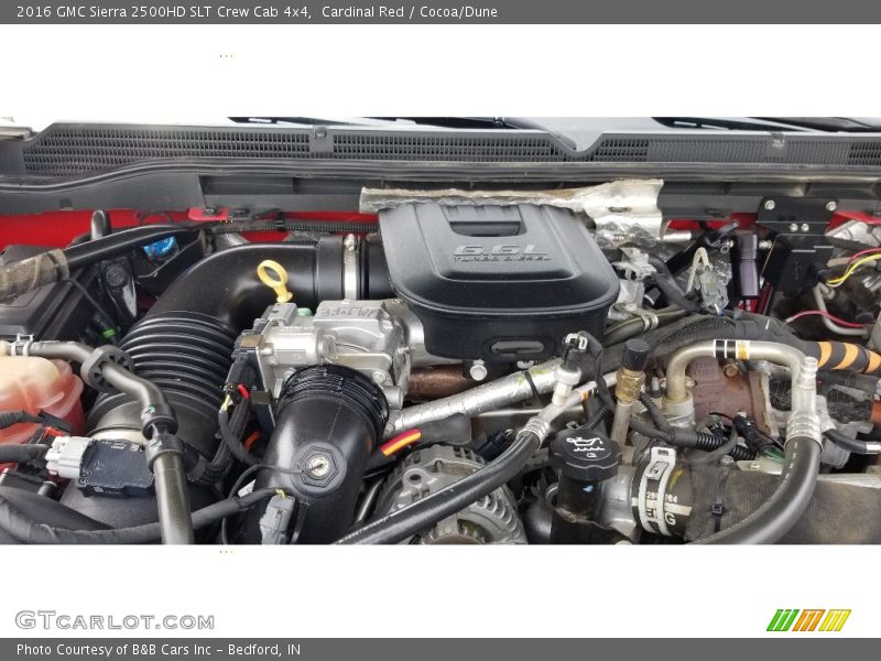 Cardinal Red / Cocoa/Dune 2016 GMC Sierra 2500HD SLT Crew Cab 4x4