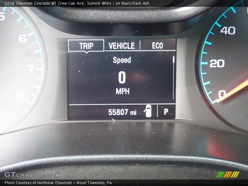 Summit White / Jet Black/Dark Ash 2018 Chevrolet Colorado WT Crew Cab 4x4