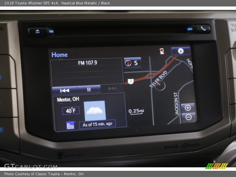 Nautical Blue Metallic / Black 2018 Toyota 4Runner SR5 4x4