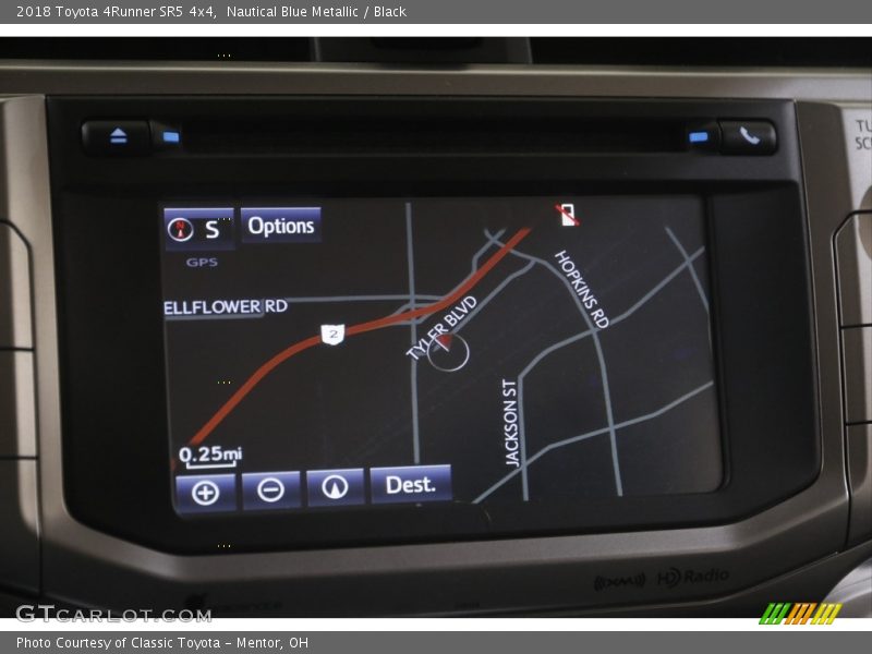 Nautical Blue Metallic / Black 2018 Toyota 4Runner SR5 4x4