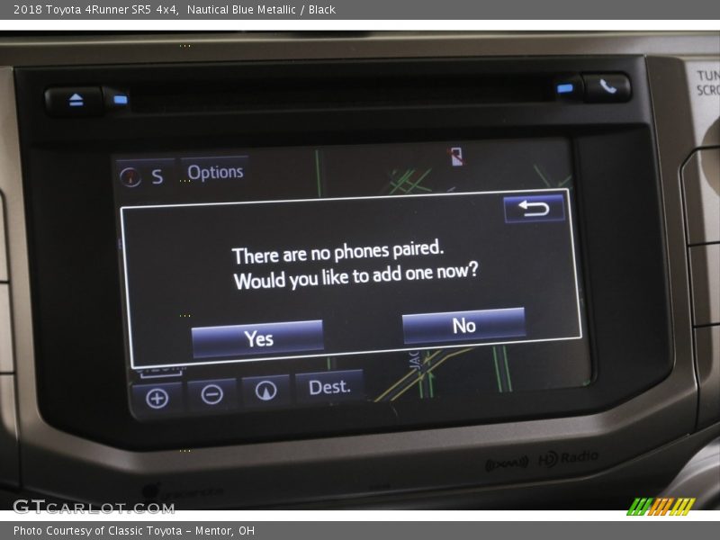 Nautical Blue Metallic / Black 2018 Toyota 4Runner SR5 4x4