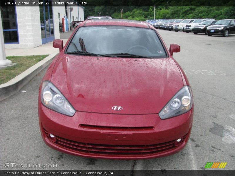 Redfire Pearl / Black 2007 Hyundai Tiburon GS