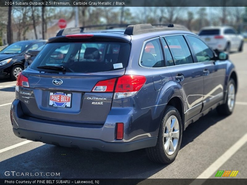 Carbide Gray Metallic / Black 2014 Subaru Outback 2.5i Premium