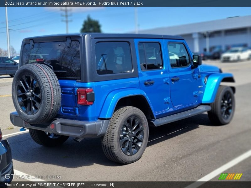 Hydro Blue Pearl / Black 2022 Jeep Wrangler Unlimited Sahara 4XE Hybrid