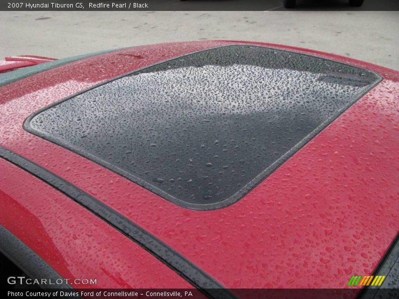 Redfire Pearl / Black 2007 Hyundai Tiburon GS