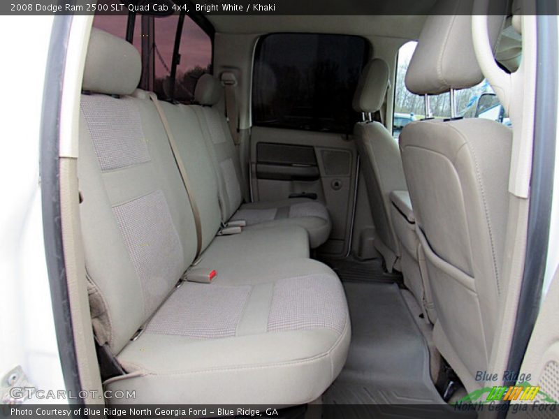 Bright White / Khaki 2008 Dodge Ram 2500 SLT Quad Cab 4x4