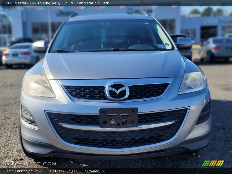Liquid Silver Metallic / Black 2010 Mazda CX-9 Touring AWD
