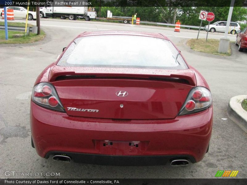 Redfire Pearl / Black 2007 Hyundai Tiburon GS