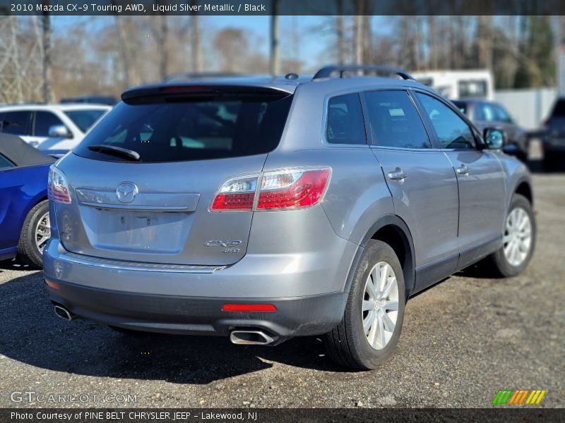 Liquid Silver Metallic / Black 2010 Mazda CX-9 Touring AWD