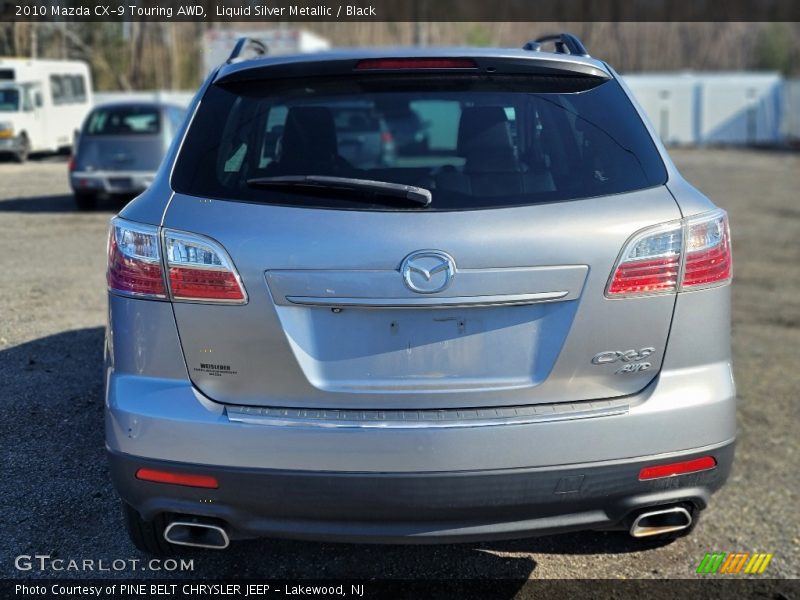 Liquid Silver Metallic / Black 2010 Mazda CX-9 Touring AWD