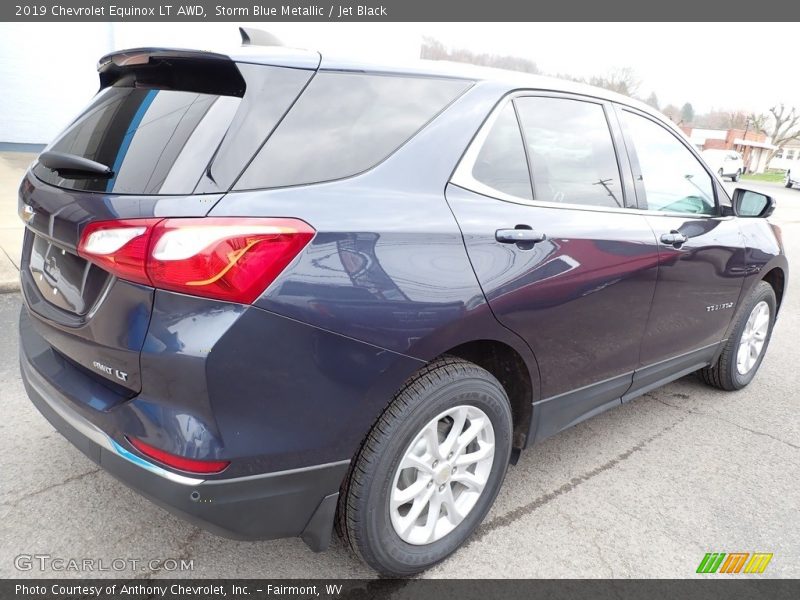 Storm Blue Metallic / Jet Black 2019 Chevrolet Equinox LT AWD
