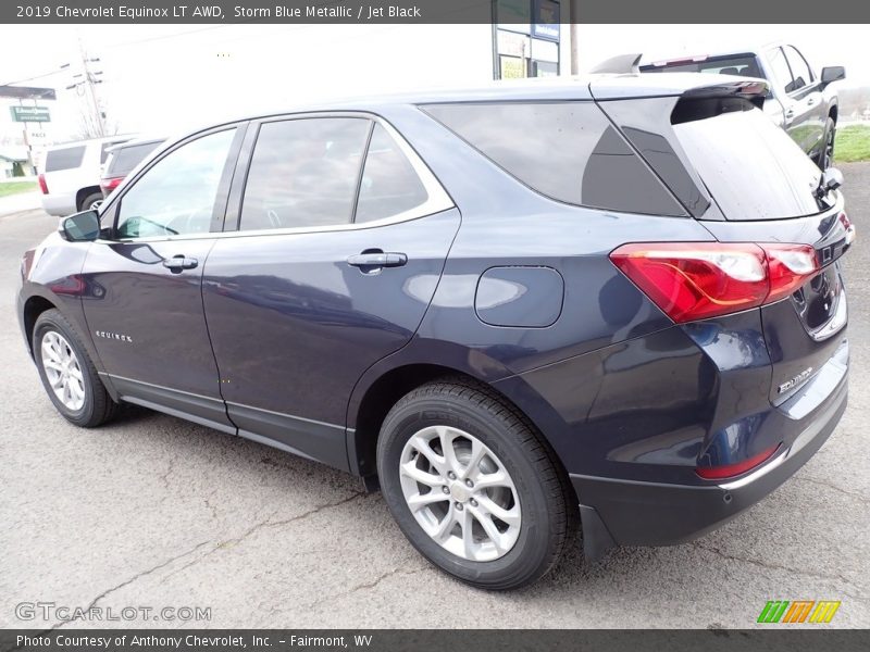Storm Blue Metallic / Jet Black 2019 Chevrolet Equinox LT AWD