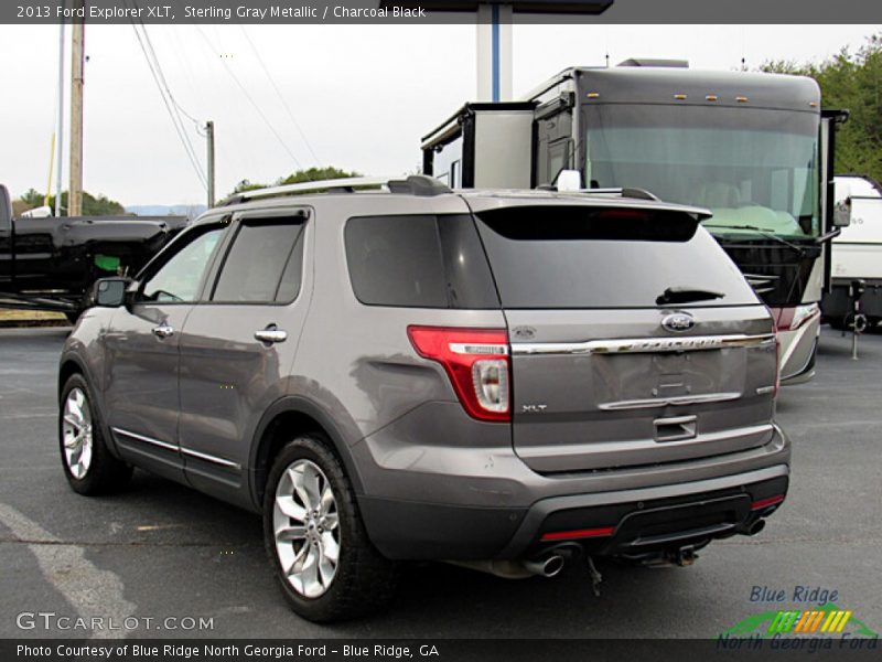 Sterling Gray Metallic / Charcoal Black 2013 Ford Explorer XLT