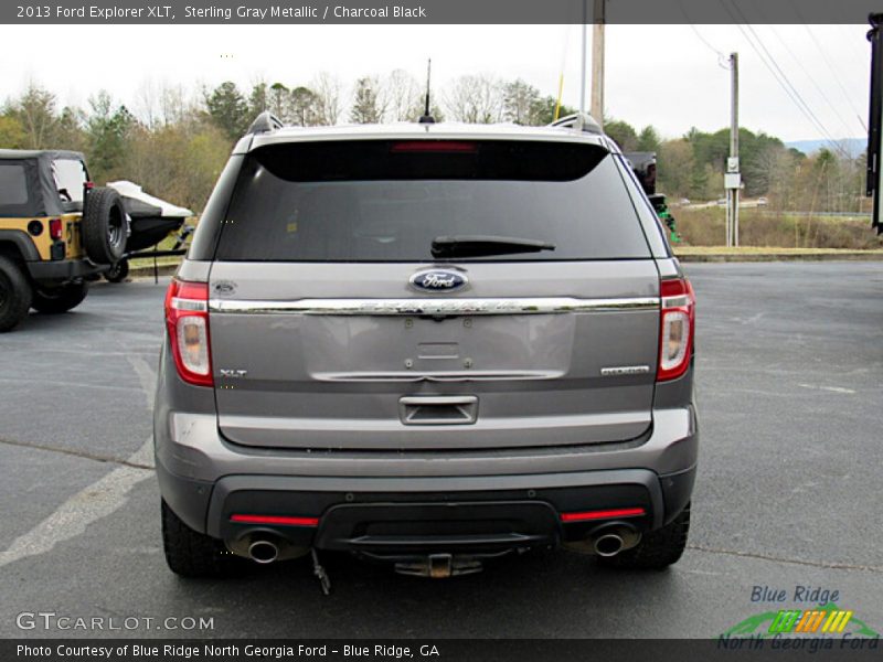Sterling Gray Metallic / Charcoal Black 2013 Ford Explorer XLT