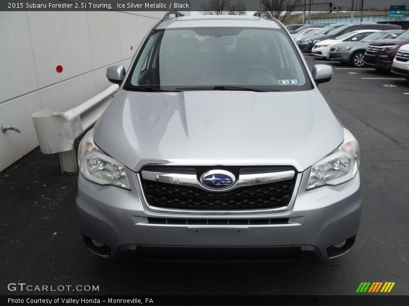 Ice Silver Metallic / Black 2015 Subaru Forester 2.5i Touring