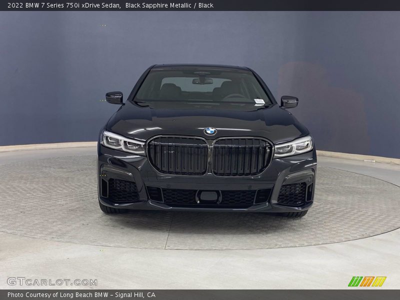 Black Sapphire Metallic / Black 2022 BMW 7 Series 750i xDrive Sedan