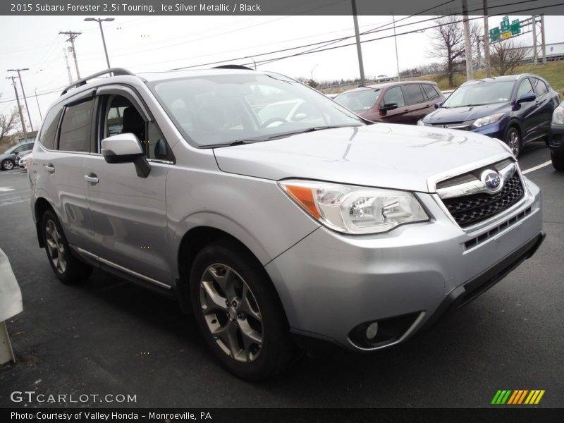 Ice Silver Metallic / Black 2015 Subaru Forester 2.5i Touring