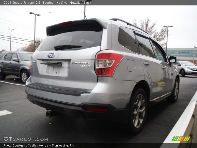 Ice Silver Metallic / Black 2015 Subaru Forester 2.5i Touring