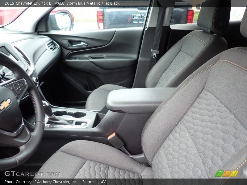Storm Blue Metallic / Jet Black 2019 Chevrolet Equinox LT AWD