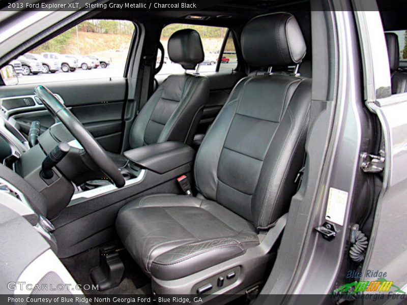 Sterling Gray Metallic / Charcoal Black 2013 Ford Explorer XLT