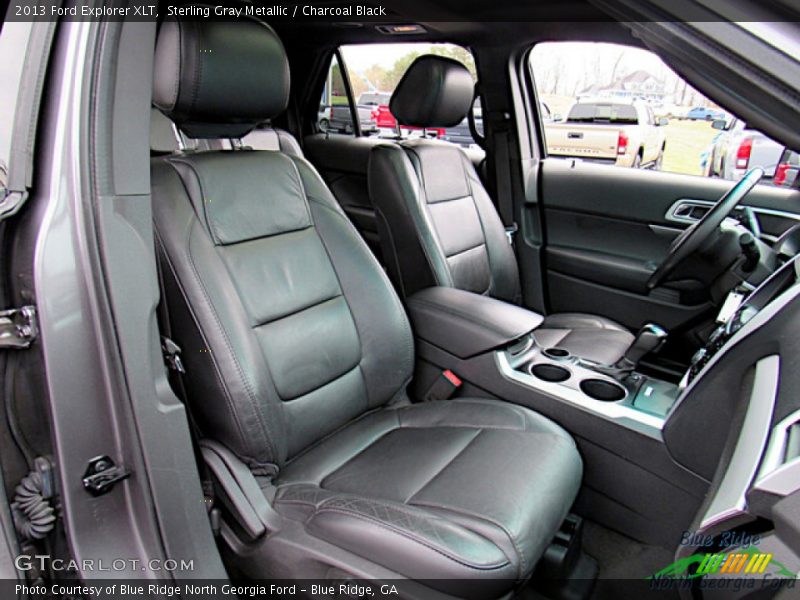 Sterling Gray Metallic / Charcoal Black 2013 Ford Explorer XLT