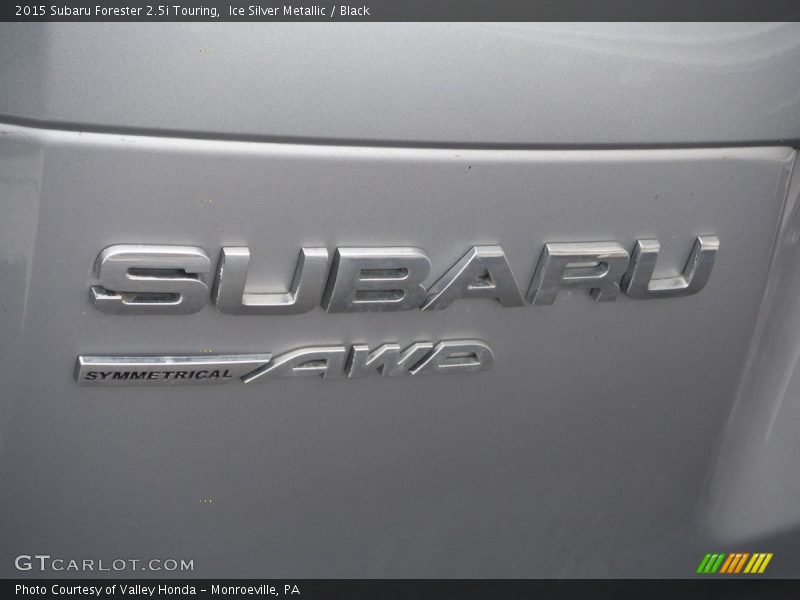 Ice Silver Metallic / Black 2015 Subaru Forester 2.5i Touring