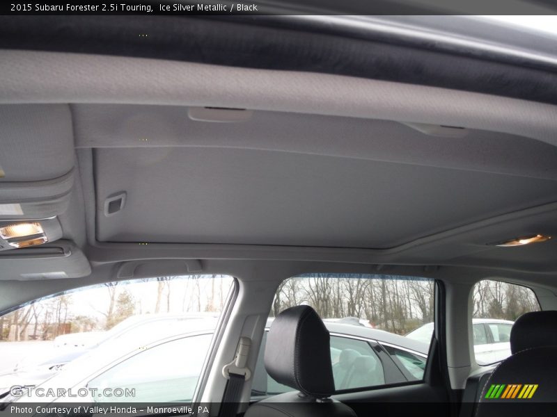Ice Silver Metallic / Black 2015 Subaru Forester 2.5i Touring