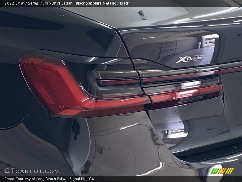 Black Sapphire Metallic / Black 2022 BMW 7 Series 750i xDrive Sedan