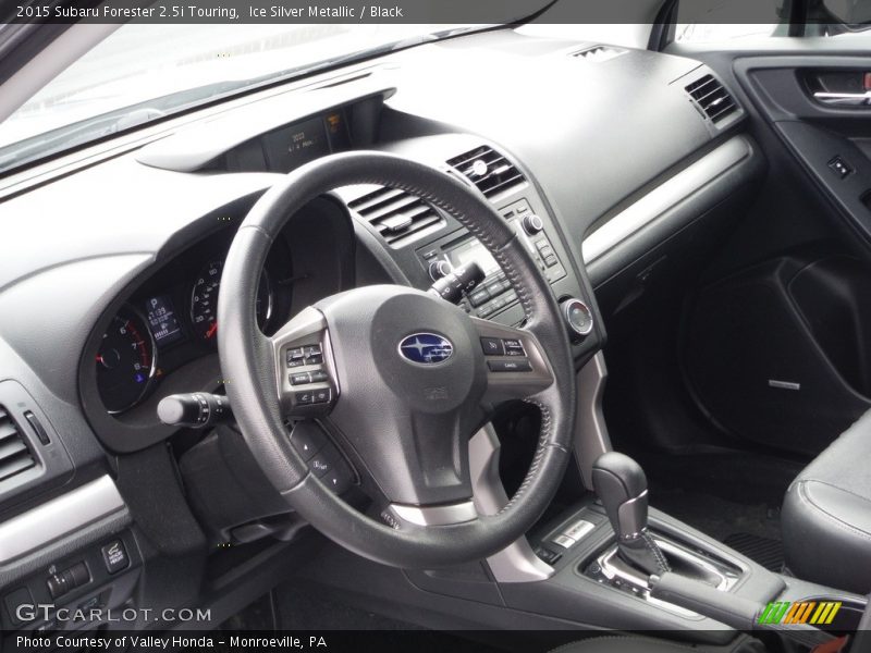 Ice Silver Metallic / Black 2015 Subaru Forester 2.5i Touring