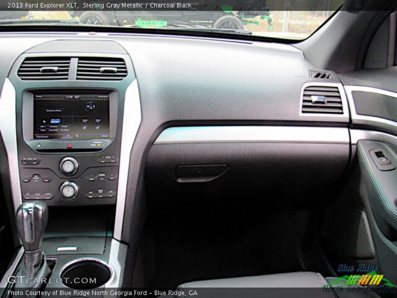 Sterling Gray Metallic / Charcoal Black 2013 Ford Explorer XLT