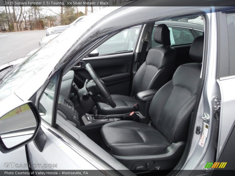 Ice Silver Metallic / Black 2015 Subaru Forester 2.5i Touring