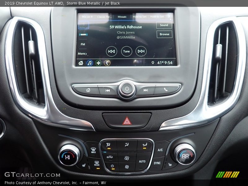 Storm Blue Metallic / Jet Black 2019 Chevrolet Equinox LT AWD