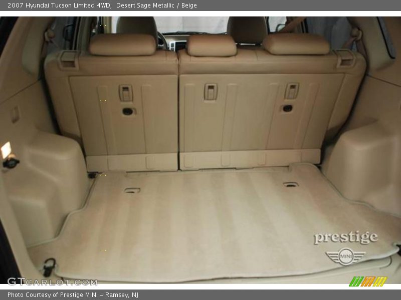 Desert Sage Metallic / Beige 2007 Hyundai Tucson Limited 4WD