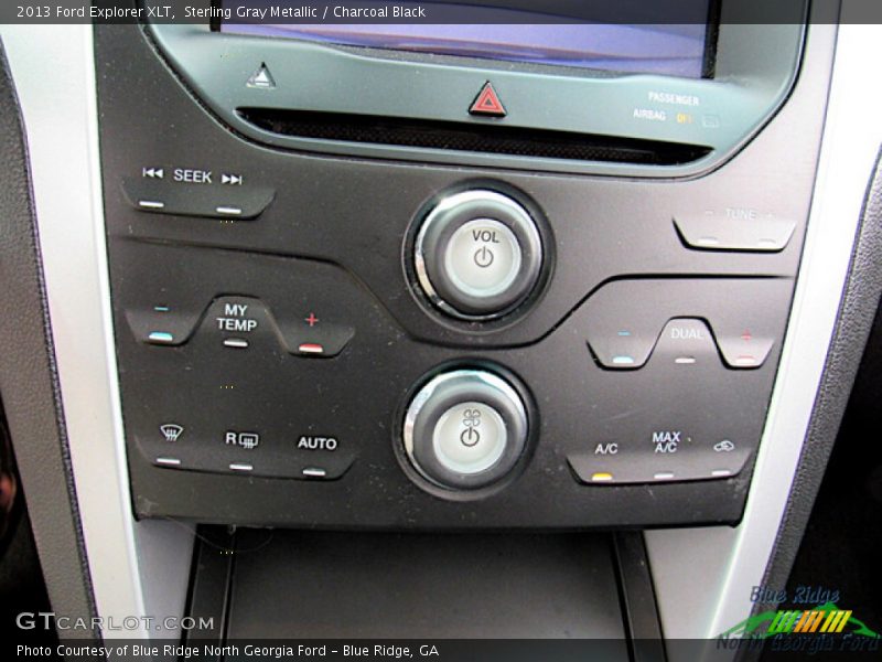 Sterling Gray Metallic / Charcoal Black 2013 Ford Explorer XLT