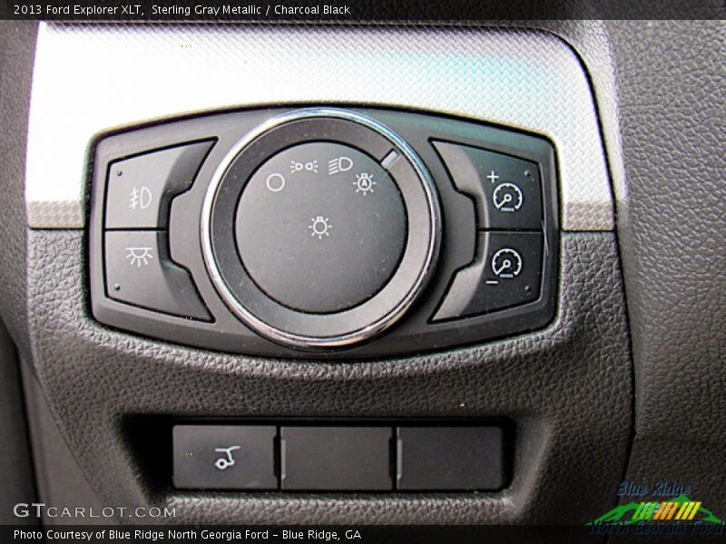 Sterling Gray Metallic / Charcoal Black 2013 Ford Explorer XLT