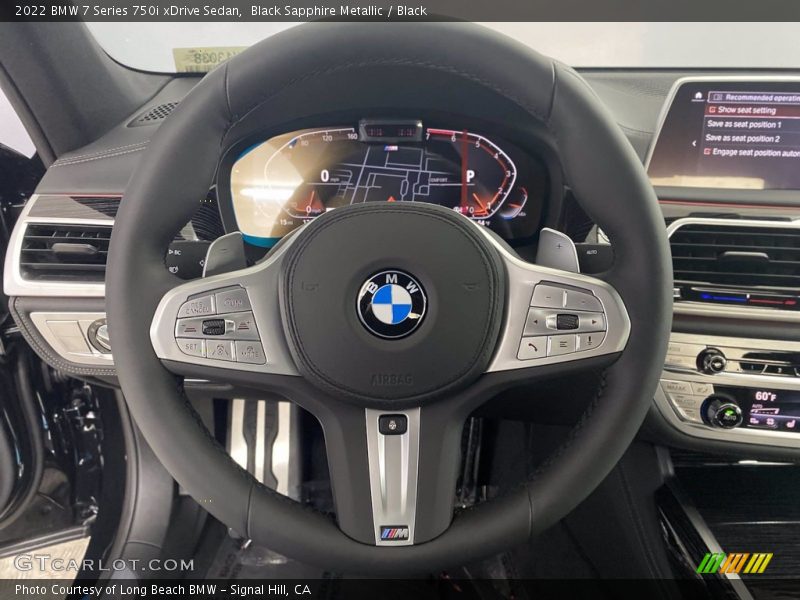  2022 7 Series 750i xDrive Sedan Steering Wheel