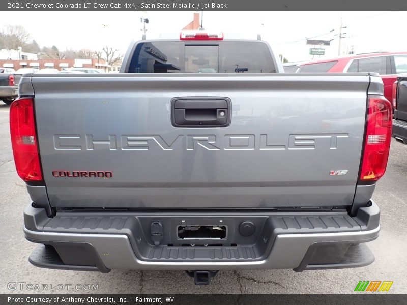 Satin Steel Metallic / Jet Black 2021 Chevrolet Colorado LT Crew Cab 4x4