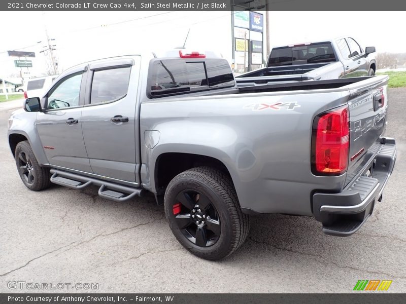 Satin Steel Metallic / Jet Black 2021 Chevrolet Colorado LT Crew Cab 4x4