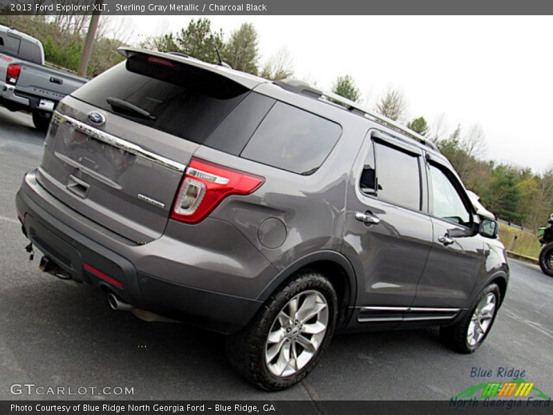 Sterling Gray Metallic / Charcoal Black 2013 Ford Explorer XLT