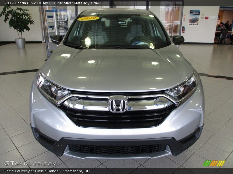 Lunar Silver Metallic / Gray 2019 Honda CR-V LX AWD