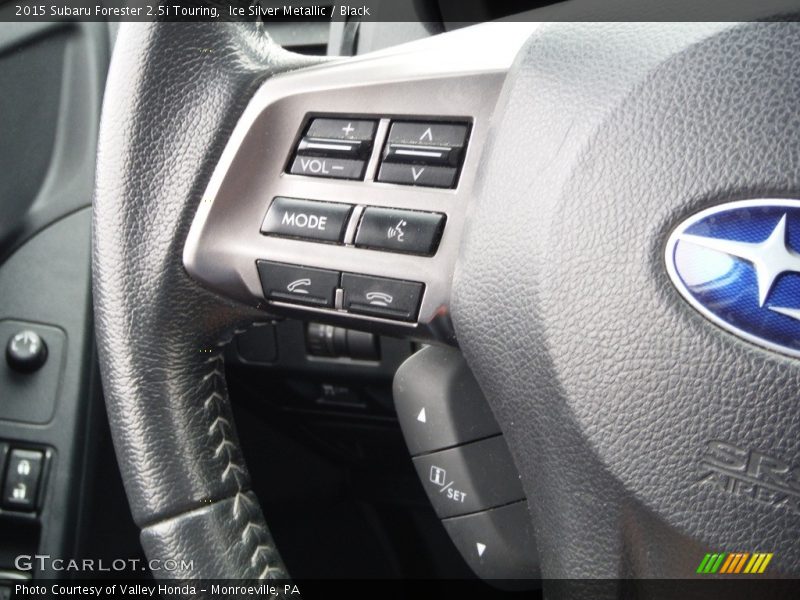 Ice Silver Metallic / Black 2015 Subaru Forester 2.5i Touring