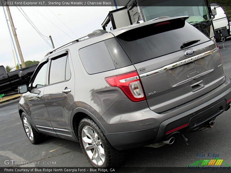 Sterling Gray Metallic / Charcoal Black 2013 Ford Explorer XLT