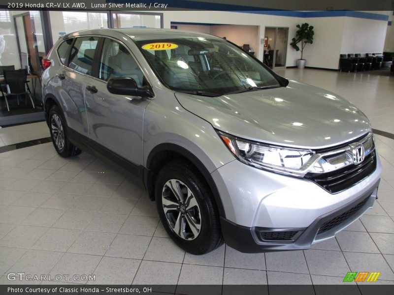 Lunar Silver Metallic / Gray 2019 Honda CR-V LX AWD