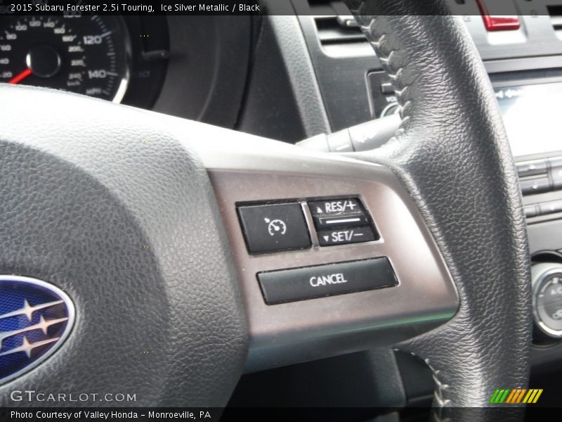 Ice Silver Metallic / Black 2015 Subaru Forester 2.5i Touring