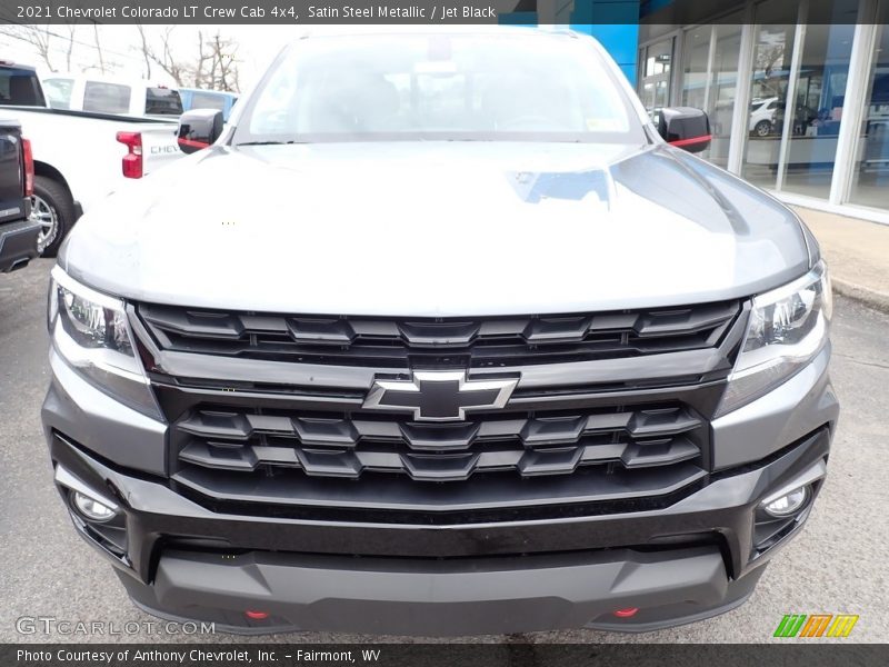 Satin Steel Metallic / Jet Black 2021 Chevrolet Colorado LT Crew Cab 4x4