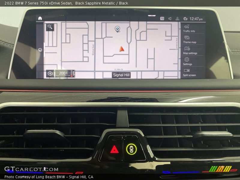 Navigation of 2022 7 Series 750i xDrive Sedan