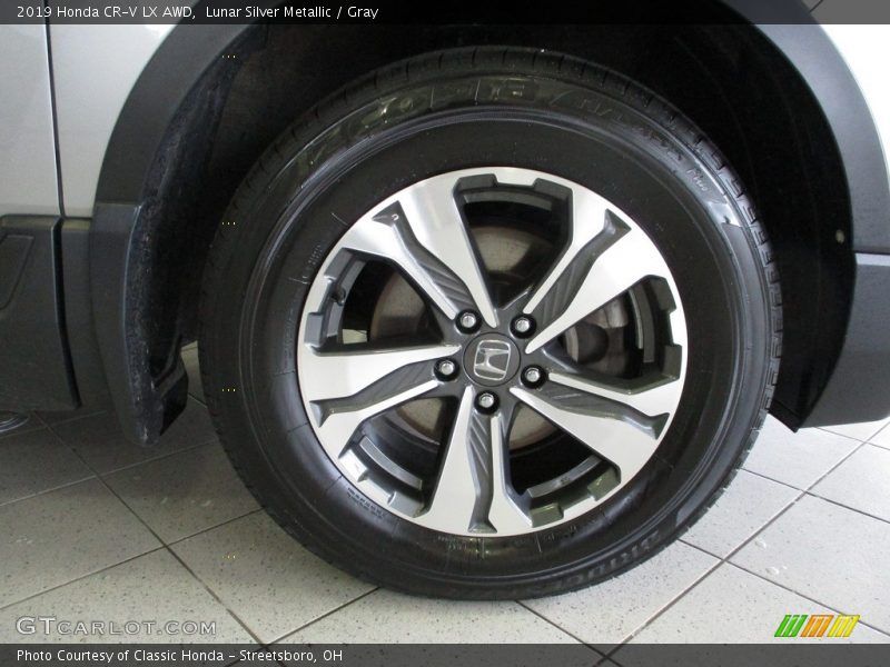 Lunar Silver Metallic / Gray 2019 Honda CR-V LX AWD